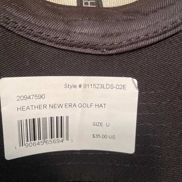 New Era 9Forty Golf Cap Snapback Adjustable Heather - Picture 4 of 6